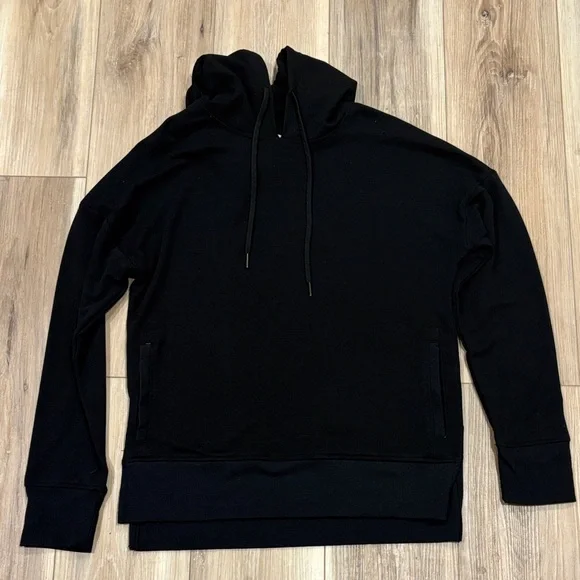 Adrienne Vittadini Classic Black Hoodie - Picture 1 of 5